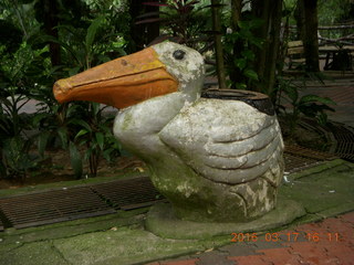 133 99h. Malaysia - Kuala Lumpur - KL Bird Park trash can