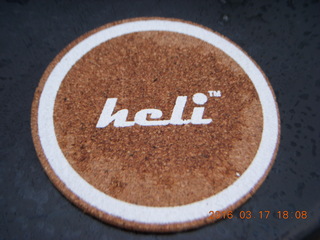 224 99h. Malaysia - Kuala Lumpur - Heli Lounge Bar coaster