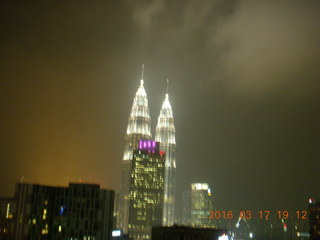 Malaysia - Kuala Lumpur - Heli Lounge Bar- twin Petronas towers