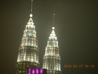 Malaysia - Kuala Lumpur - Heli Lounge Bar- twin Petronas towers