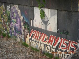 Malaysia, Kuala Lumpur, Geo Hotel run - canal graffiti