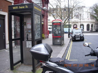 some bicyclist is having a bad day in london