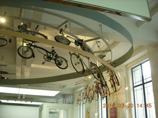 London Science Museum - bicycles