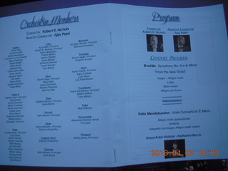 Scottsdale Philharmonic program
