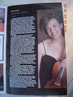 Scottsdale Philharmonic program with Katherine McLin