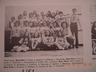 El Delator CHS yearbook 1974 - Math Team