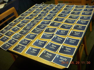 Glockner Bar Mitzvah nametag labels