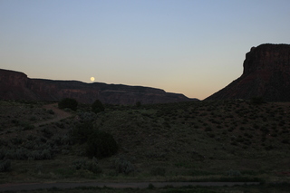 Gateway Canyon Resort - moonrise