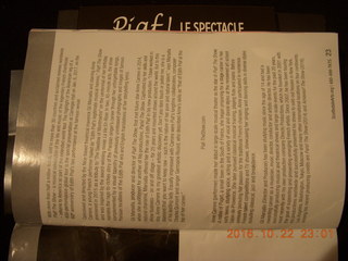 Scottsdale Arts - Edith Piaf program