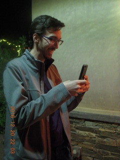 Desert Botanical Garden Luminarias - Brian B taking a picture