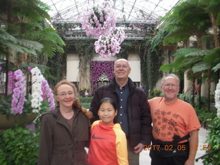 571 9l5. Longwood Gardens with the Schubels + Betsy and Cecelia and John and Sandra + Adam