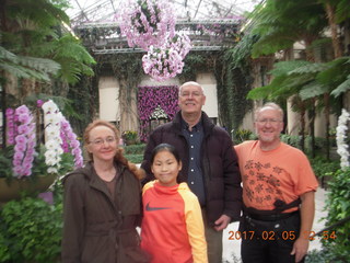 572 9l5. Longwood Gardens with the Schubels + Betsy and Cecelia and John and Sandra + Adam