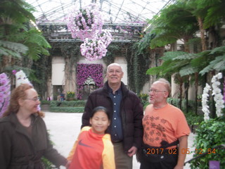 573 9l5. Longwood Gardens with the Schubels + Betsy and Cecelia and John and Sandra + Adam
