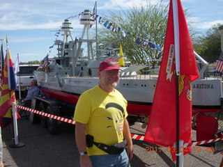 Cactus Fly-in at Casa Grande (CGZ) - Adam and big boat model