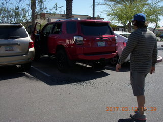 NH2T crash in parking lot, backing out of a parking space