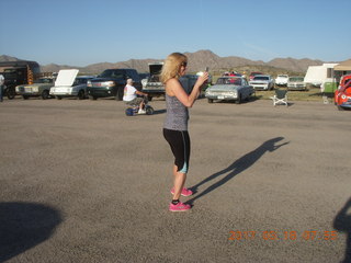 Millar fly-in - Kim T taking pictures of cars