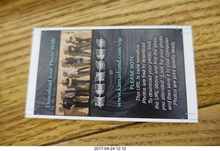 card for my Kansas band picture
