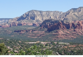 aerial mountains - Sedona - Cathedral Rock