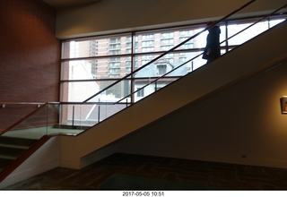 below-street walkway area in philly