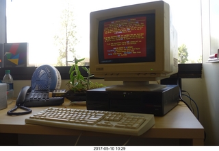 my old DOS computer finishing Doom game