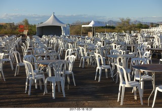 Desert Botanical Garden - chairs for Arizona ballet