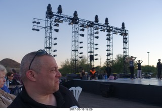 Desert Botanical Garden - Art Klebanov looking grouchy