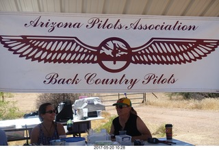 Grapevine fly-in Arizona Pilots Association banner