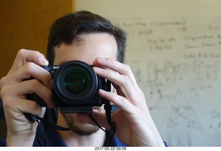 Bian Bell taking a picture of me