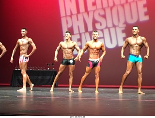 Mesa Arts Center - International Physique League (IPL) show - 12 Nick Torgerson and 25 John Brietzman and 47 Alejandro Sigala and 55 Zach Smith