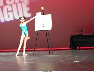 Mesa Arts Center - International Physique League (IPL) show - Alanna Hopkins smiling