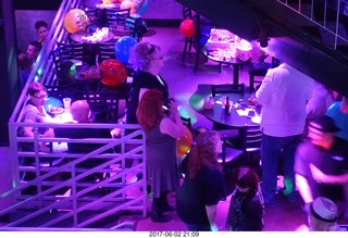 Brenda birthday party  from outside