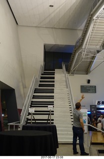 Comerica Theatre - piano stairs