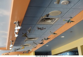 DVT restaurant model airplanes
