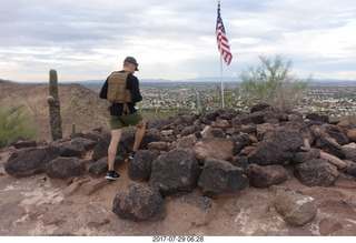 Jose atop Thunderbird Mountain
