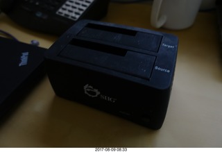 old dual-disk holder that looks to me like a toaster