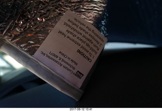 instructions for windshield sun shield