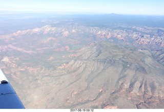 aerial - near Sedona