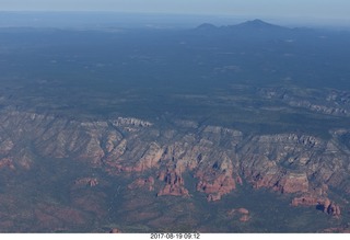 aerial - near Sedona