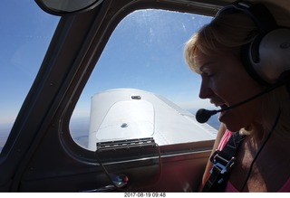 Kim in awe at the Grand Canyon