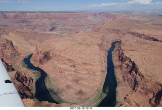 aerial - Grand Canyon near Page - Horseshoe Bend