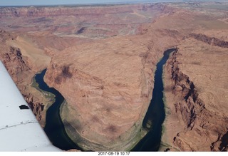 aerial - Grand Canyon near Page - Horseshoe Bend