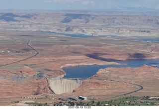 60 9sk. aerial - Glen Canyon Dam