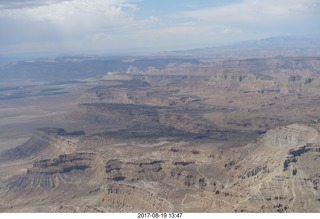 aerial - north of Canyonlands