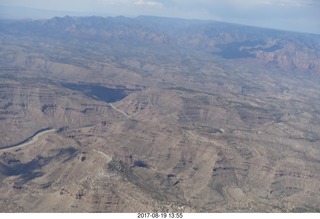 aerial - north of Canyonlands