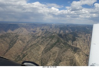 aerial - north of Canyonlands