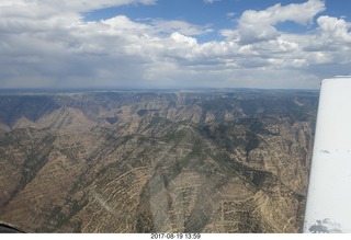 aerial - north of Canyonlands