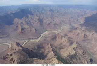 aerial - north of Canyonlands