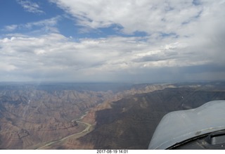 aerial - north of Canyonlands