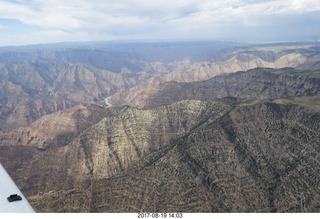 aerial - north of Canyonlands