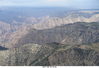 aerial - Book Cliffs - Desolation Canyon